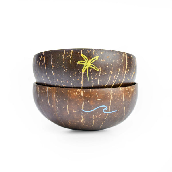 Wave Coconut Bowl